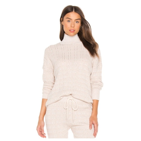 VARLEY Georgina Sweater in Textured Ivory, Size S - Picture 1 of 7